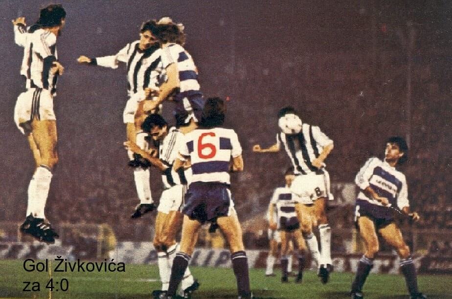 Partizan-Kvin Park Rendžers 4-0, gol Zvonka Živkovića